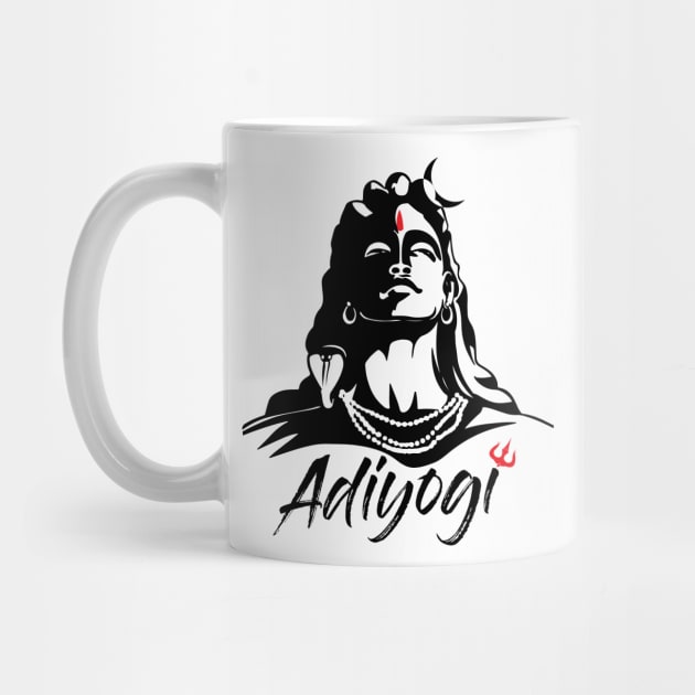 Adiyogi or Adhi Yogi Shiva Mahadev Aum Hindu by alltheprints